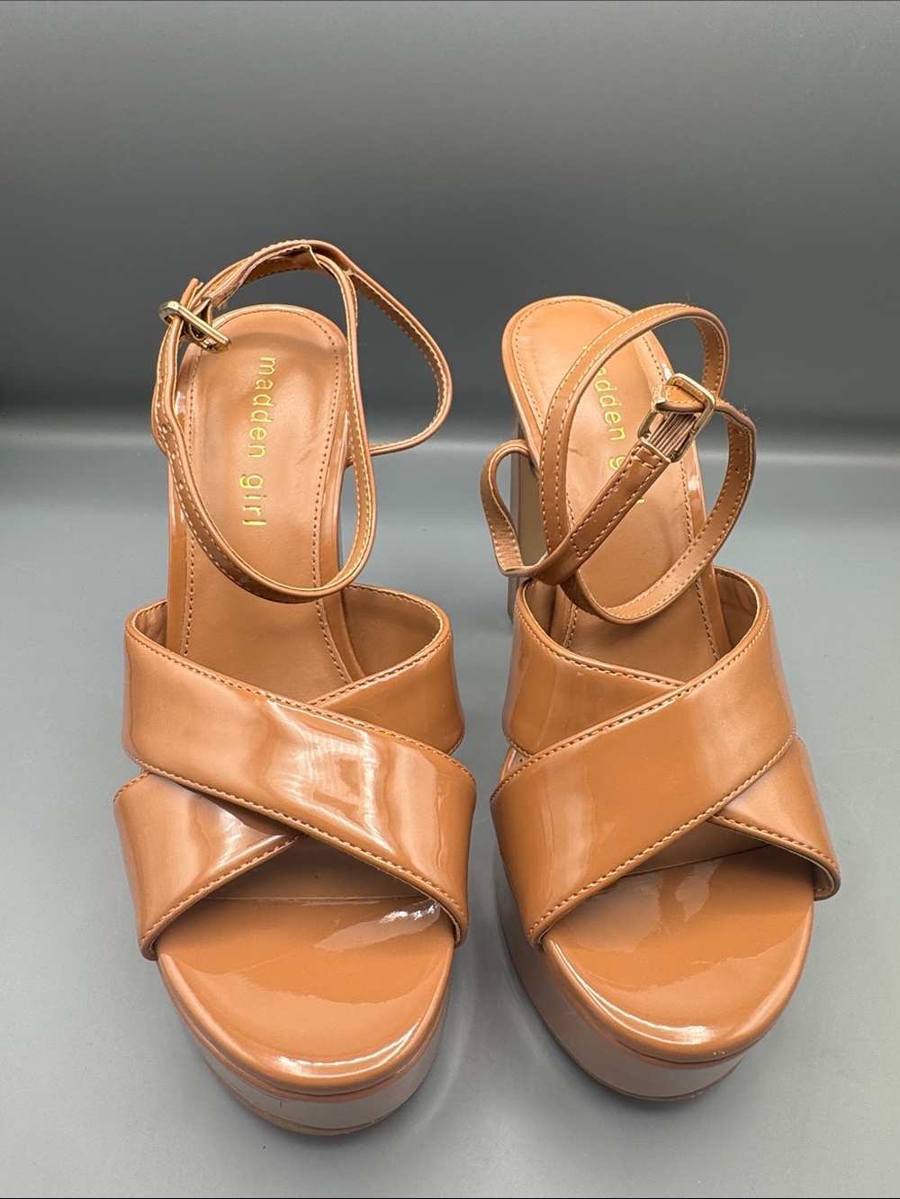 Madden Girl Amber Crossband Platform Dress Sandals